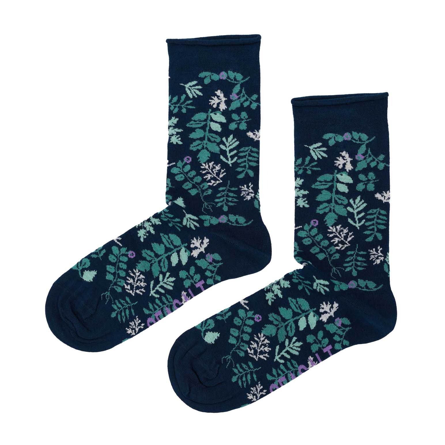 Seasalt Cornwall Bamboo Arty Socks - Pressed Herbs Inkwell